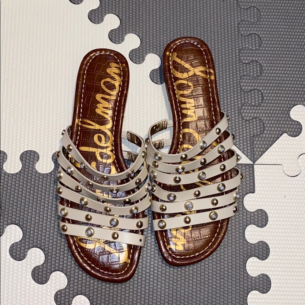 Sam Edelman flat strappy studded sandals
